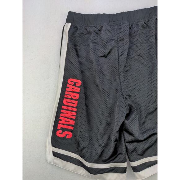 Champion Ball State Cardinals Basketball Shorts SZ M Black Graphic Logo - Picture 5 of 11